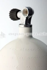 Fľaša oceľová 10l 300 Bar s ventilom 300 BAR (vypuklé dno)