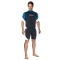 Pánske tričko RASH GUARD VOĽNÝ KRÁTKY RUKÁV