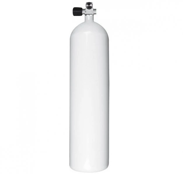 Fľaša oceľová 12l 230 Bar 171mm s ventilom 232 Bar