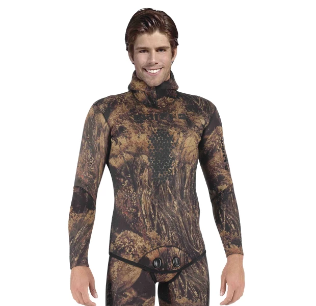 Bunda na spearfishing ILLUSION BROWN 70 (Open Cell)
