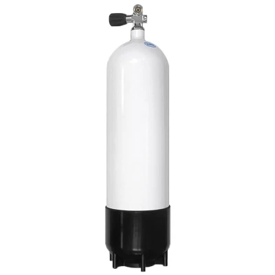Fľaša oceľová 10l 300 Bar + botka + ventil 300 Bar