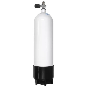 Fľaša oceľová 10l 300 Bar + botka + ventil 300 Bar