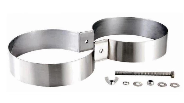 Skruže TECH TANK BANDS INOX 60 mm 10/12 L, priemer 171 mm