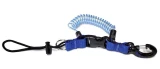 Špirálový kábel s karabínkou CONSOLE/TORCH SPIRAL LANYARD