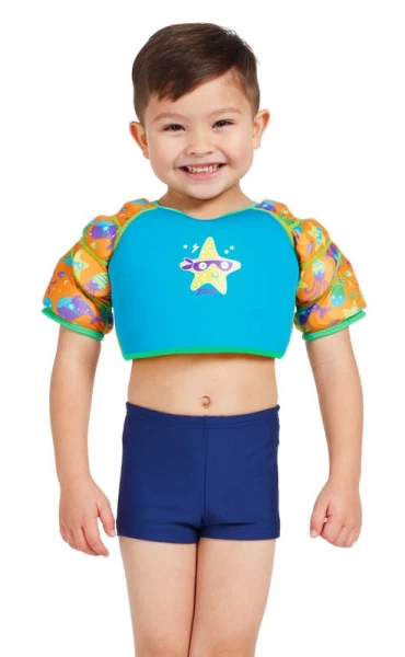 Plavecká vesta s rukávmi - SUPER STAR WATER WINGS VEST