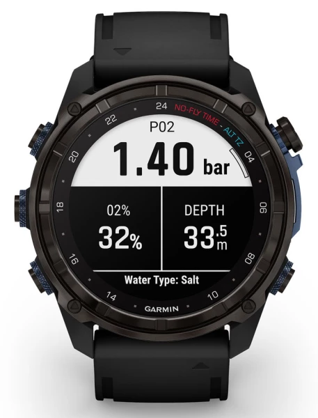 Potápačské hodinky Descent Mk3i - 51 mm, Carbon Gray Titanium DLC/Black Band