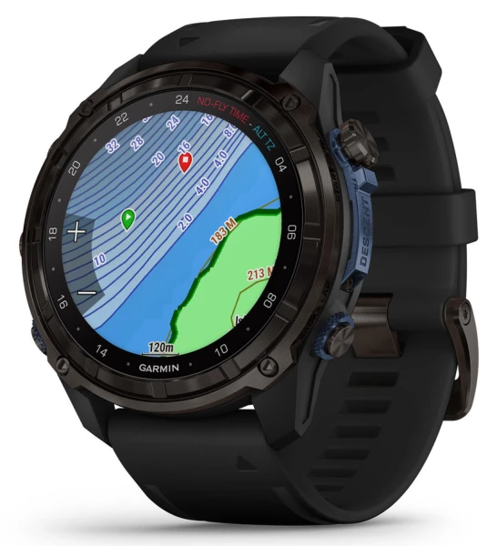 Potápačské hodinky Descent Mk3i - 51 mm, Carbon Gray Titanium DLC/Black Band