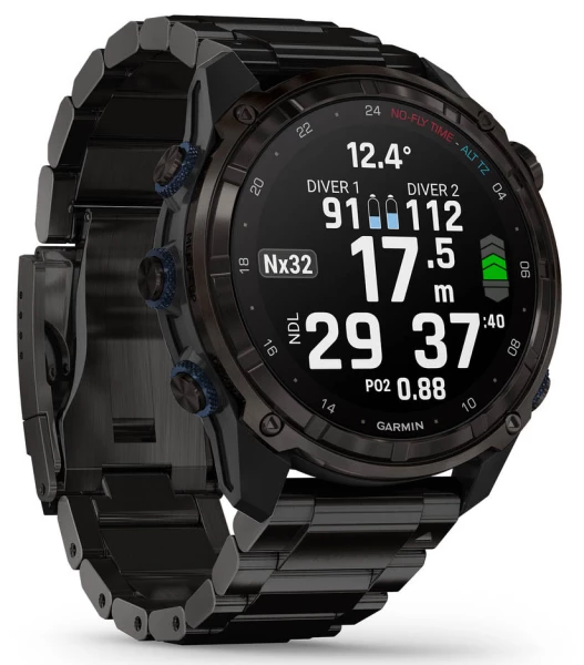 Potápačské hodinky Descent Mk3i - 51 mm, Carbon Gray Titanium DLC/Black Titanium Band