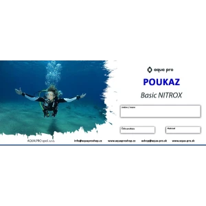 Darčekový certifikát Basic Nitrox