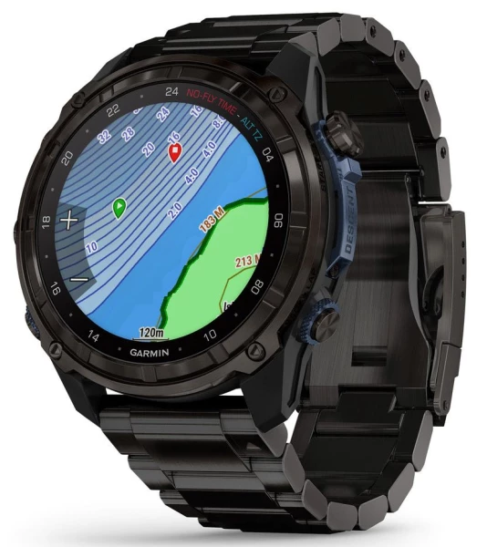 Potápačské hodinky Descent Mk3i - 51 mm, Carbon Gray Titanium DLC/Black Titanium Band