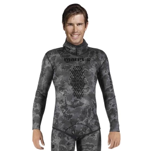Bunda na spearfishing JACKET EXPLORER CAMO BLACK 70 (Open Cell)