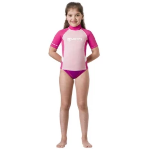 Tričko RASH GUARD JUNIOR KRÁTKY RUKÁV DIEVČA
