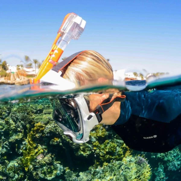 Celotvárová šnorchlovacia maska OCEAN REEF ARIA QR + L/XL