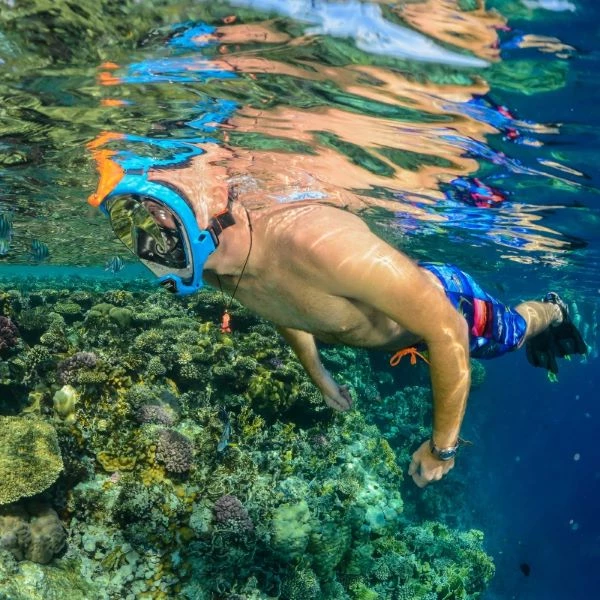 Celotvárová šnorchlovacia maska OCEAN REEF ARIA QR + L/XL