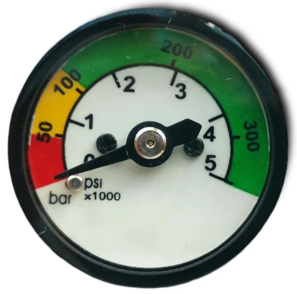 Tlakomer PONY BOTTLE GAUGE 350 Bar