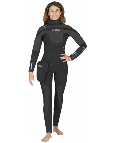 Polosuchý neoprénový oblek PRO THERM 8/7 mm She Dives