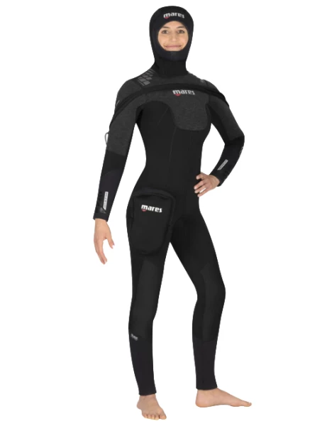 Polosuchý neoprénový oblek PRO THERM 8/7 mm She Dives