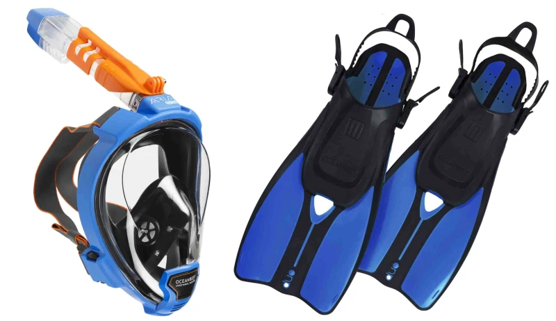 Šnorchlovací set OCEAN REEF ARIA QR + DUO TRAVEL