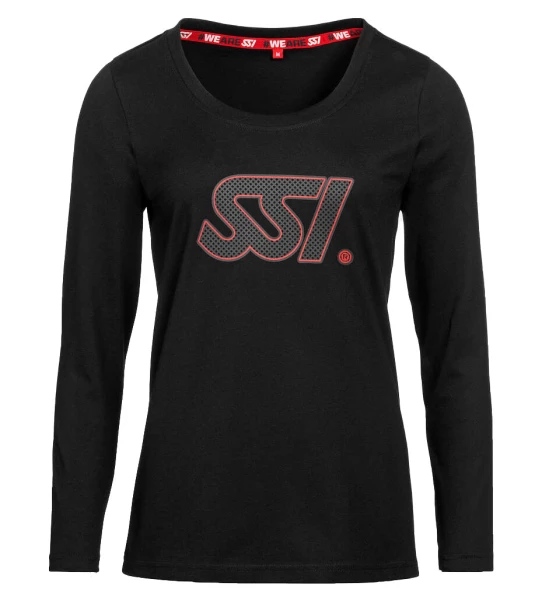 Dámske tričko LONGSLEEVE ROUND NECK SSI LOGO