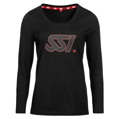 Dámske tričko LONGSLEEVE ROUND NECK SSI LOGO