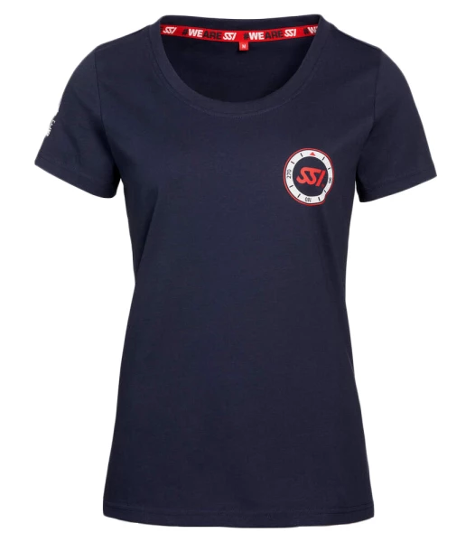 Dámske tričko T-SHIRT ROUND NECK BLUE OCEANS