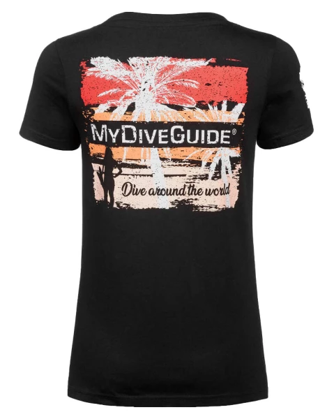 Dámske tričko T-SHIRT ROUND NECK MYDIVE GUIDE