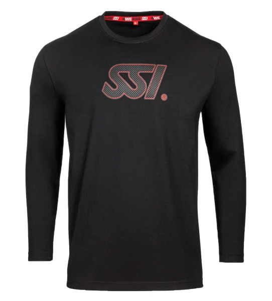 Pánske tričko LONGSLEEVE ROUND NECK SSI LOGO MEN