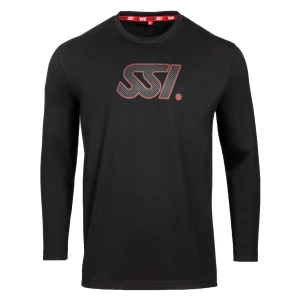 Pánske tričko LONGSLEEVE ROUND NECK SSI LOGO MEN