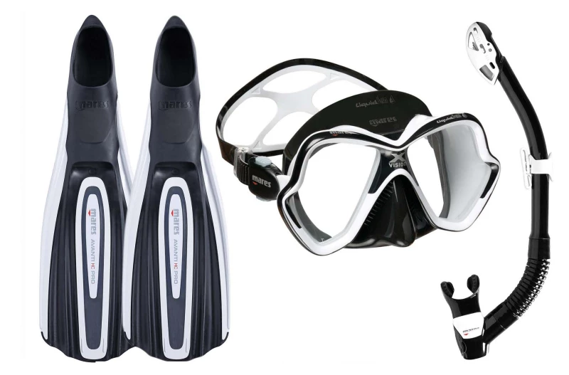 Potápačský a šnorchlovací set X-VISION ULTRA + AVANTI HC PRO + REBEL DRY