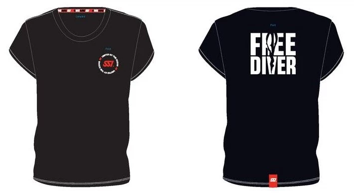 Dámske tričko ROUND-NECK SHIRT FREEDIVER WOMEN