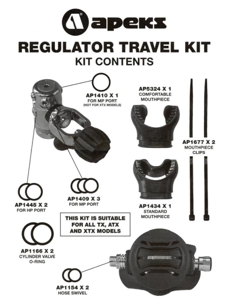 Travel kit Apeks