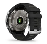 Potápačské hodinky Descent Mk3i - 51 mm, Silver and black PVD titanium with black/pebble grey silicone band