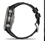 Potápačské hodinky Descent Mk3i - 51 mm, Silver and black PVD titanium with black/pebble grey silicone band
