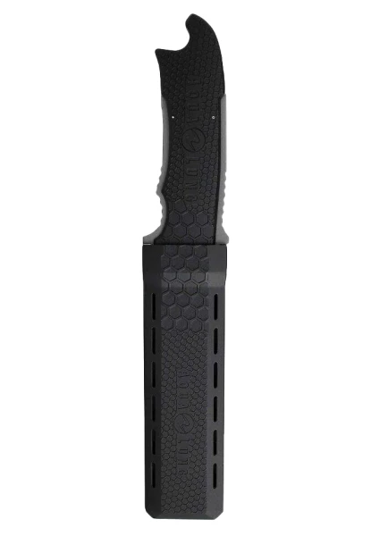 Potápačský nôž BIG SQUEEZE BLUNT, BLACK CHAR S.S.