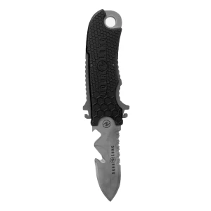 Potápačský nôž SMALL SQEEZE,SPEAR,TITANIUM, 8.9CM