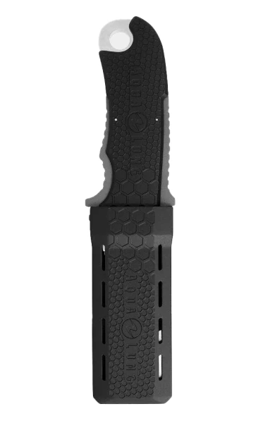 Potápačský nôž SMALL SQEEZE,SPEAR,TITANIUM, 8.9CM